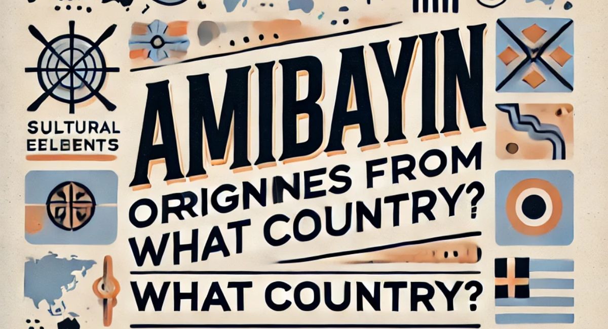 amiibayin originates from what country