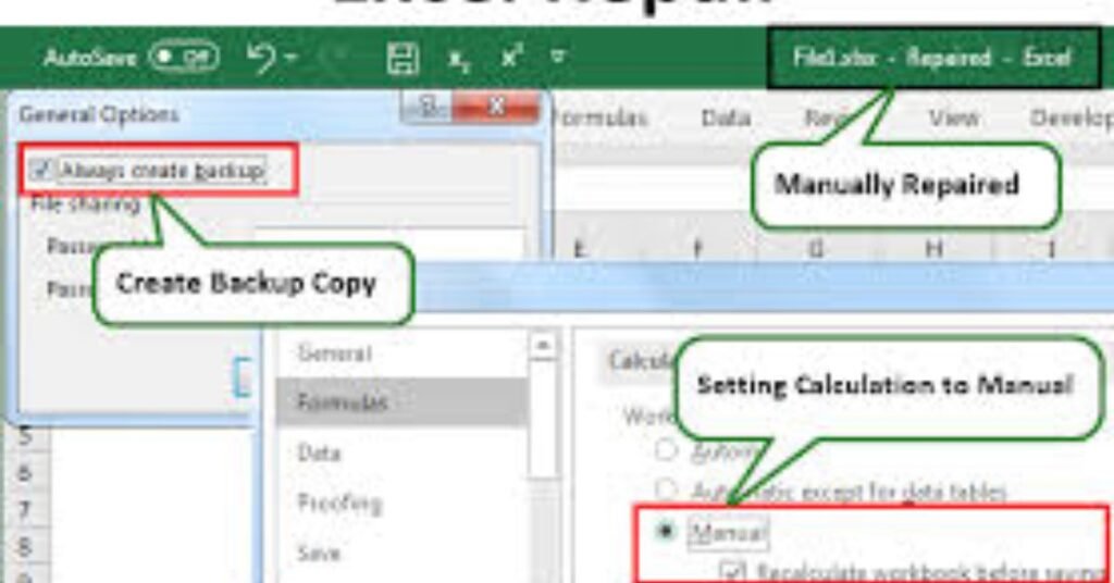 Repair Corrupt Excel