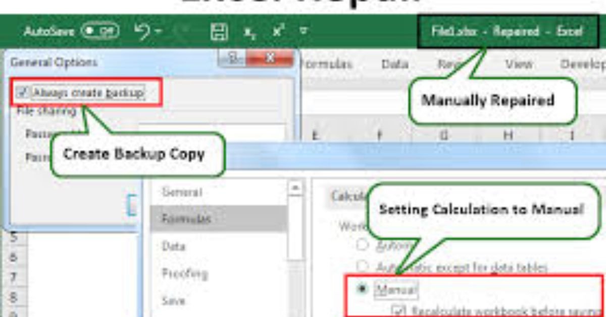 Repair Corrupt Excel